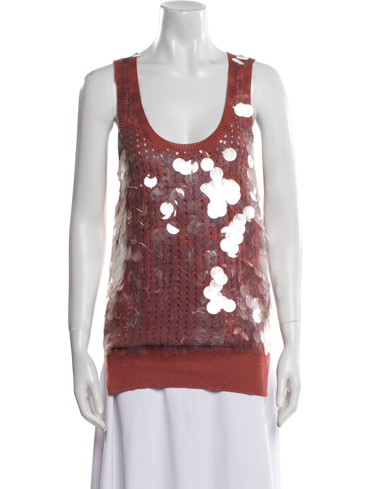 Bottega Veneta Silk Patterned Top