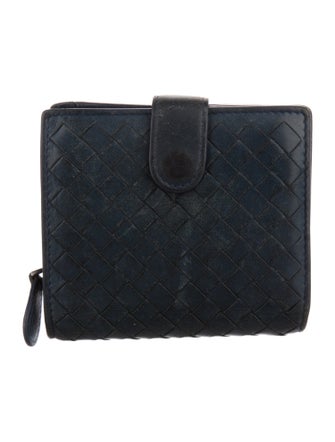 Bottega Veneta Intrecciato Weave Leather Wallet