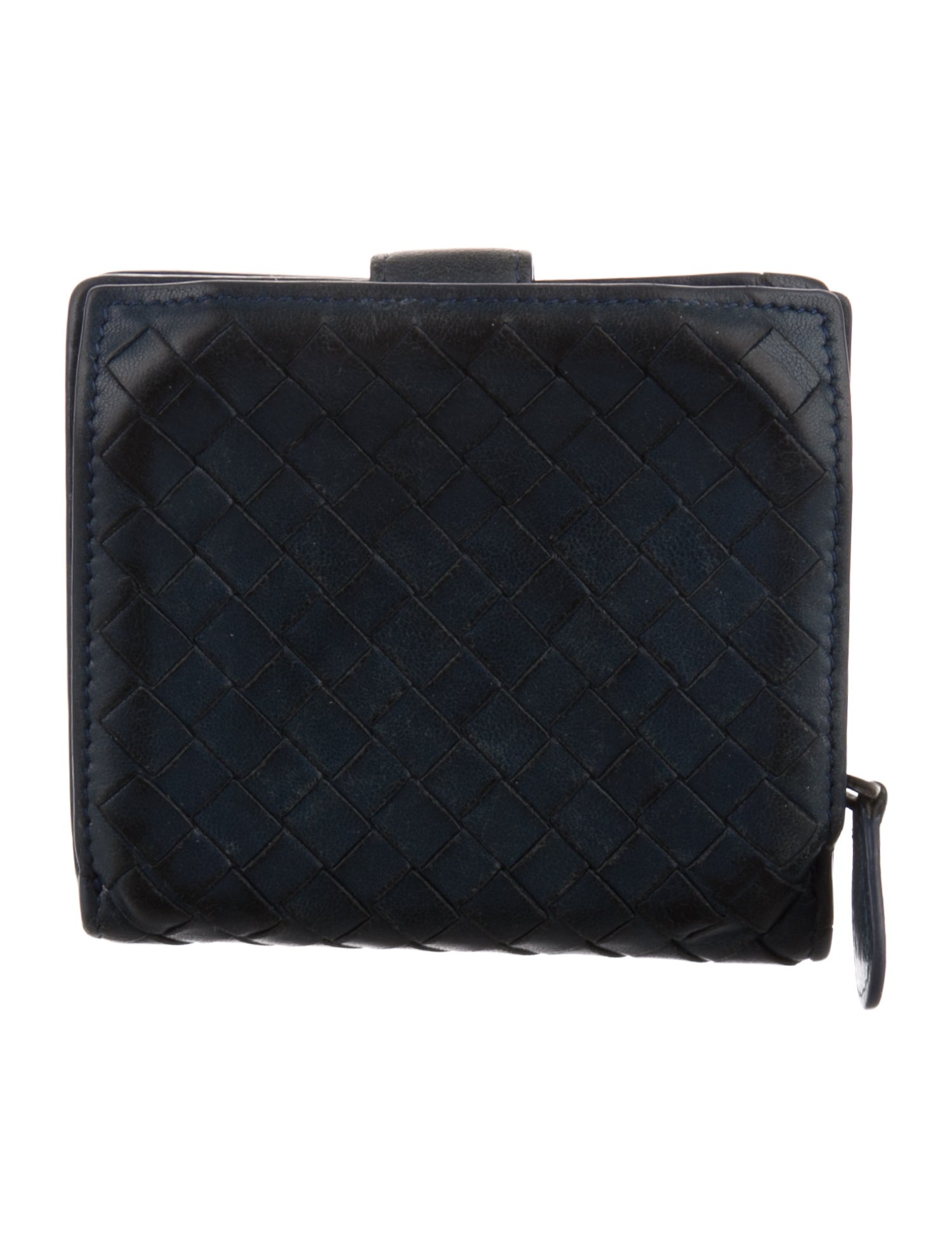 Bottega Veneta Intrecciato Weave Leather Wallet