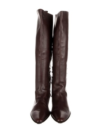 Bottega Veneta Leather Riding Boots