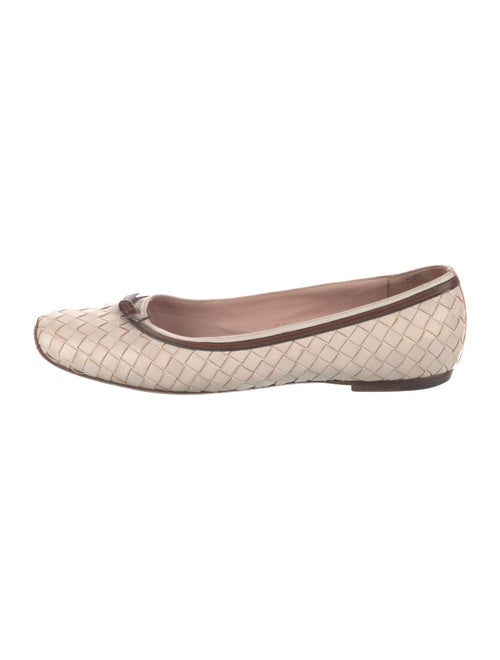 Bottega Veneta Intrecciato Weave Leather Flats