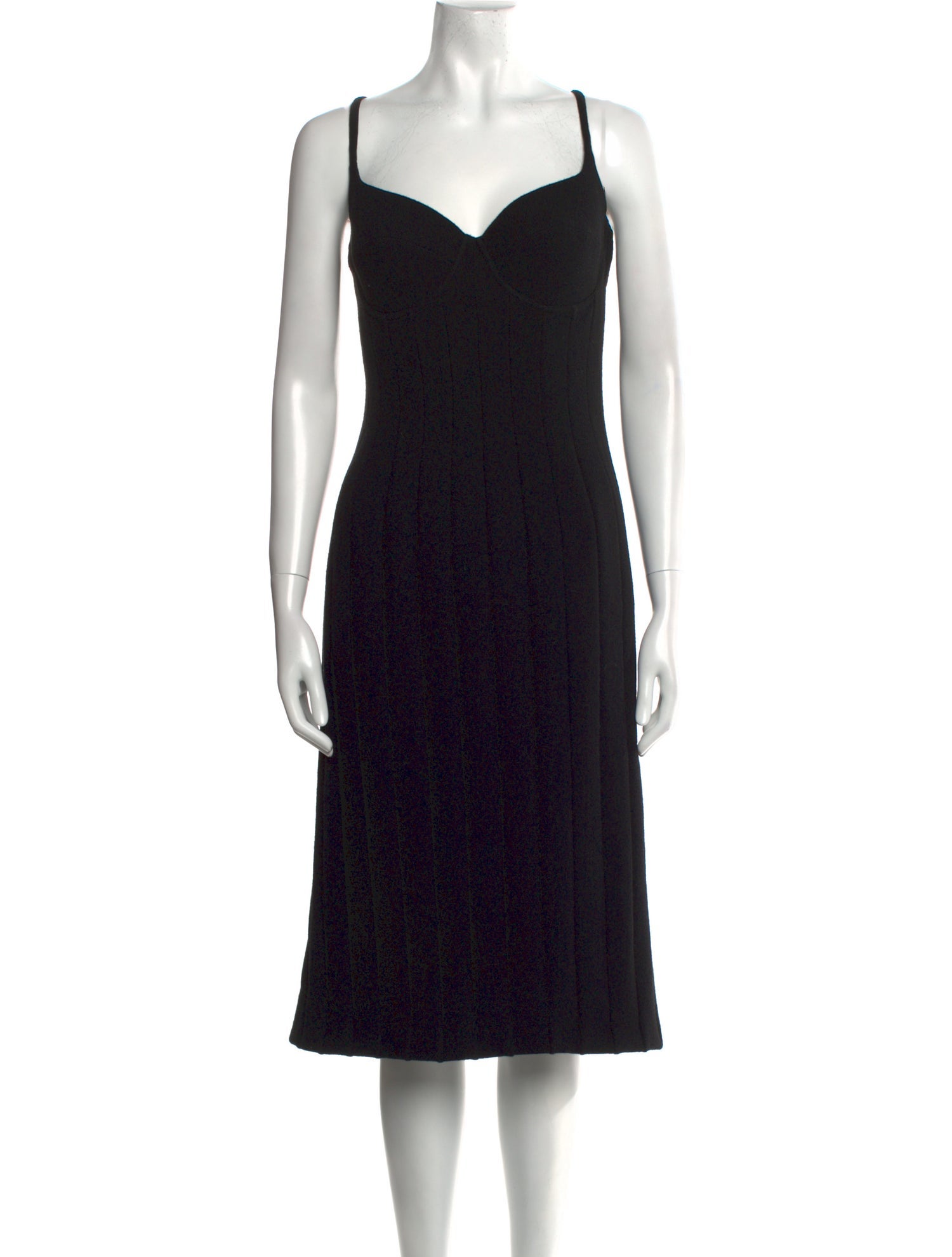 Bottega Veneta Virgin Wool Midi Length Dress