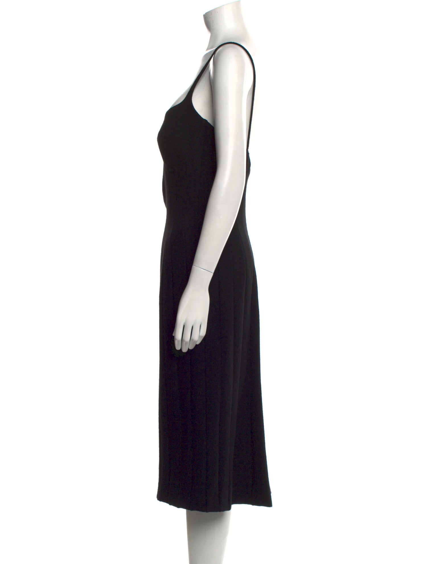 Bottega Veneta Virgin Wool Midi Length Dress