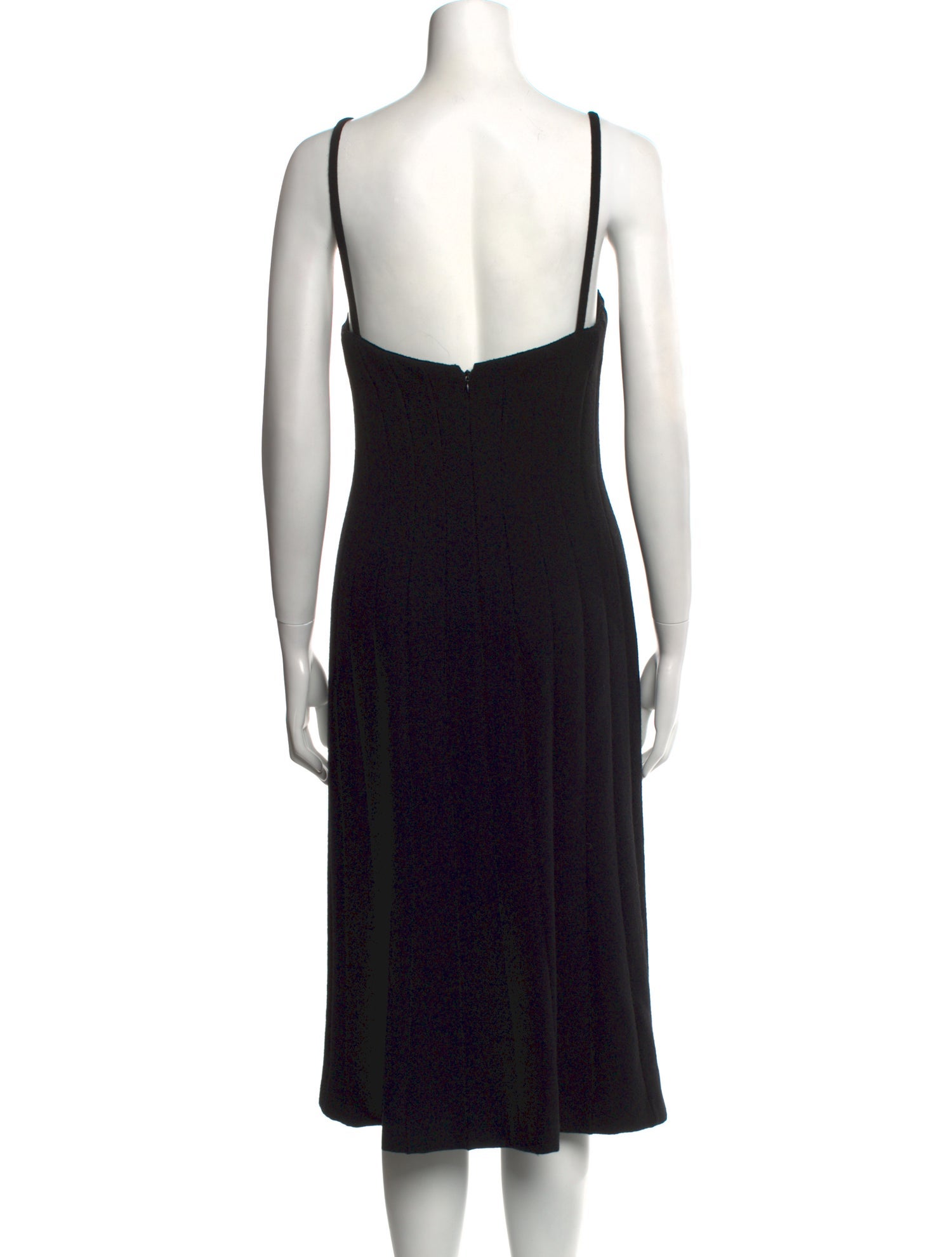 Bottega Veneta Virgin Wool Midi Length Dress