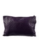 Bottega Veneta Purple Woven Leather Cosmetic Bag