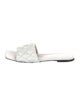 Bottega Veneta Quilted Pattern Leather Slides