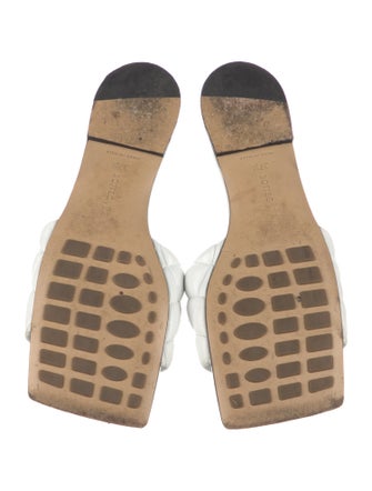 Bottega Veneta Quilted Pattern Leather Slides