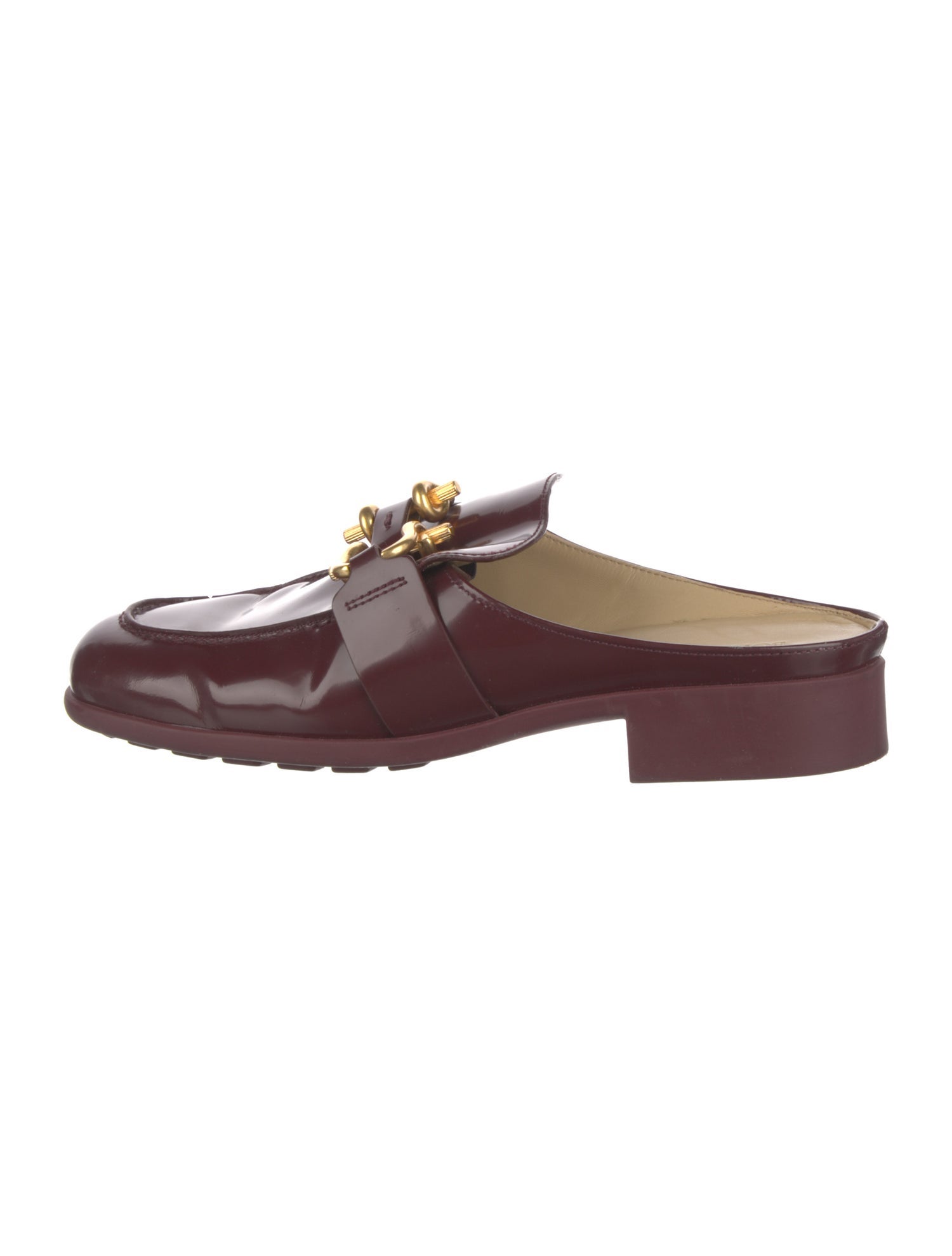 Bottega Veneta Monsieur Patent Leather Mules