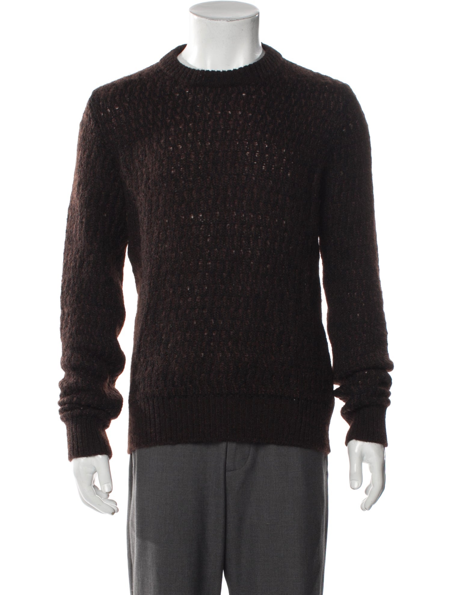 Bottega Veneta Crew Neck Long Sleeve Pullover