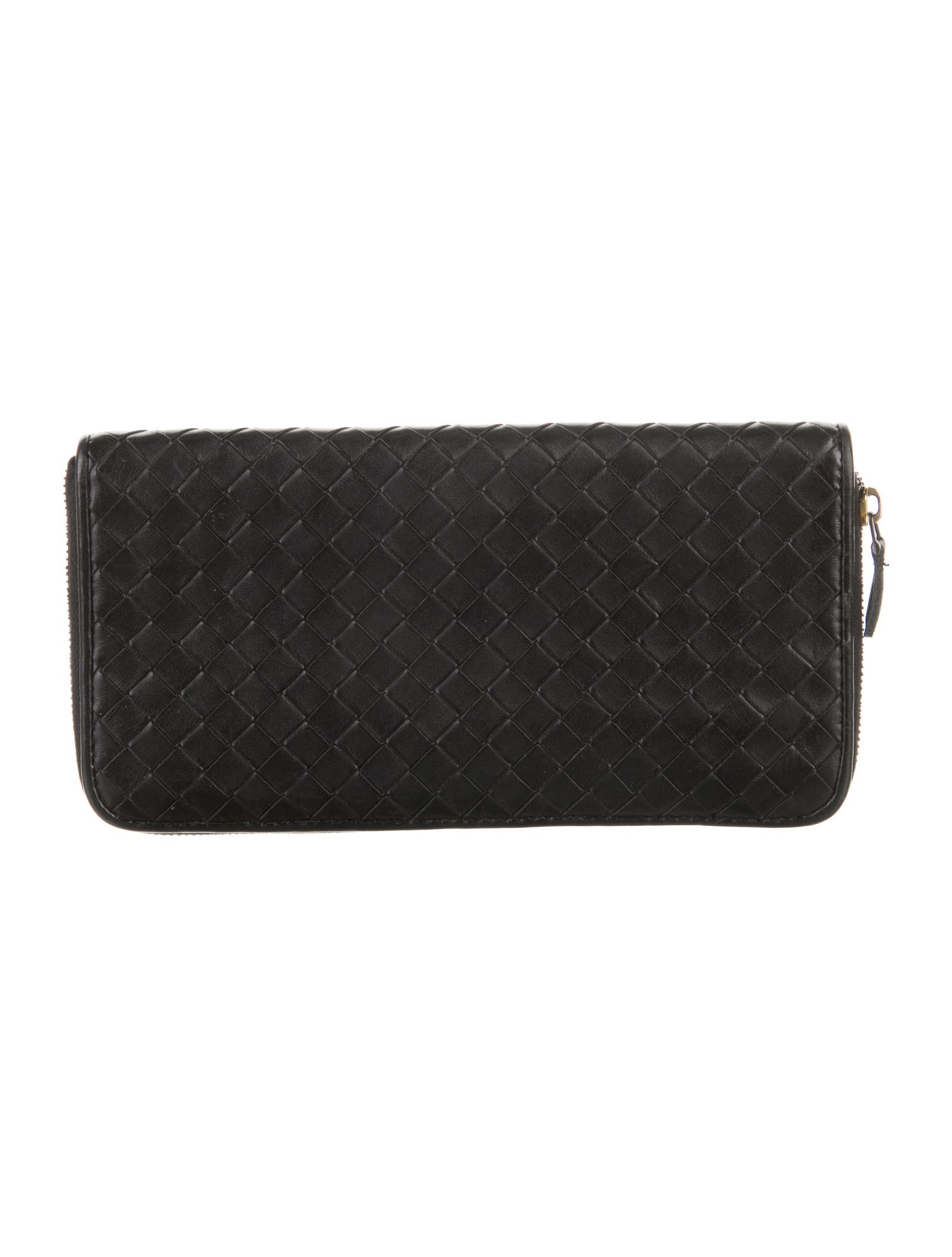 Bottega Veneta Intrecciato Weave Leather Wallet