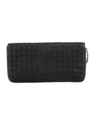 Bottega Veneta Intrecciato Weave Leather Wallet