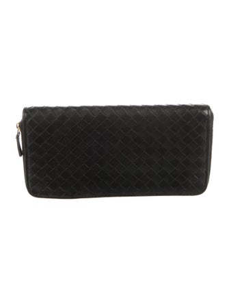 Bottega Veneta Intrecciato Weave Leather Wallet