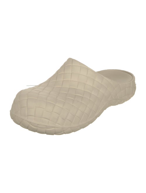 Bottega Veneta Intrecciato Weave Rubber Slides