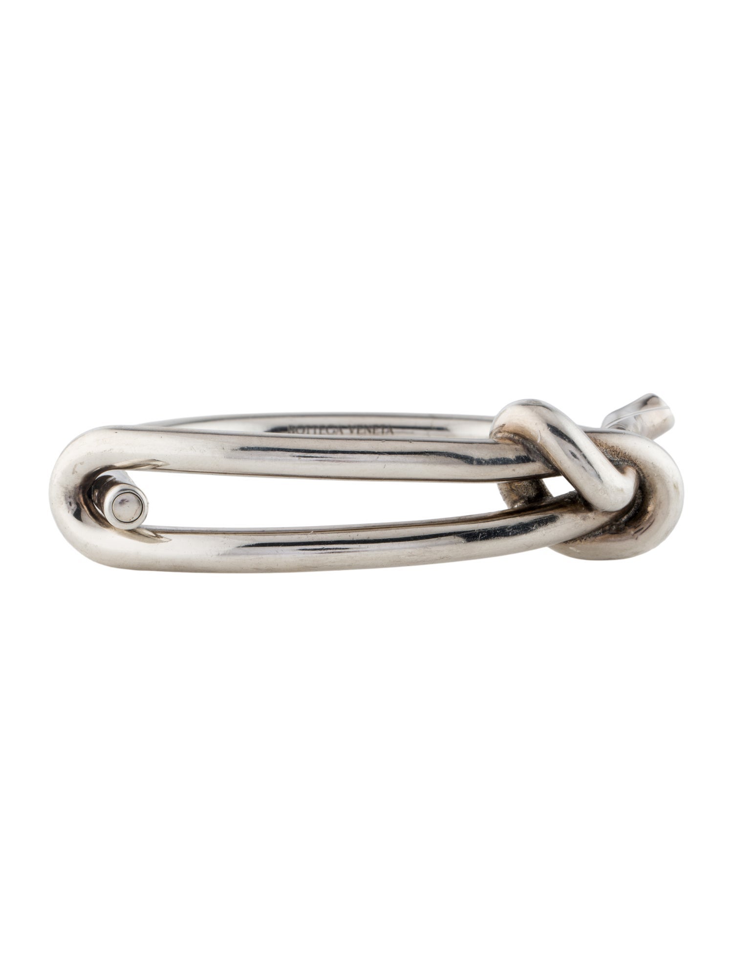 Bottega Veneta Silver Knot Bracelet