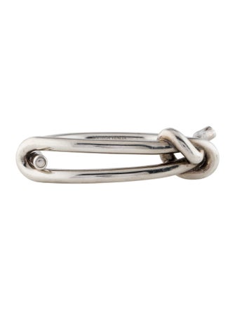 Bottega Veneta Silver Knot Bracelet