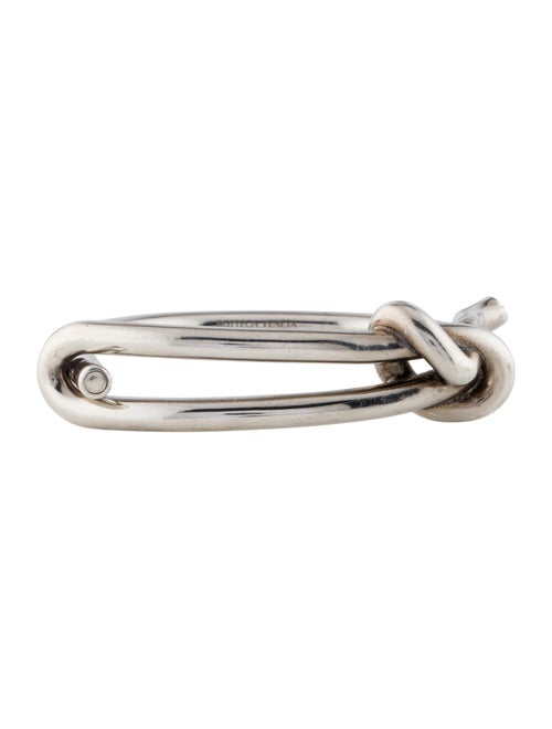 Bottega Veneta Silver Knot Bracelet