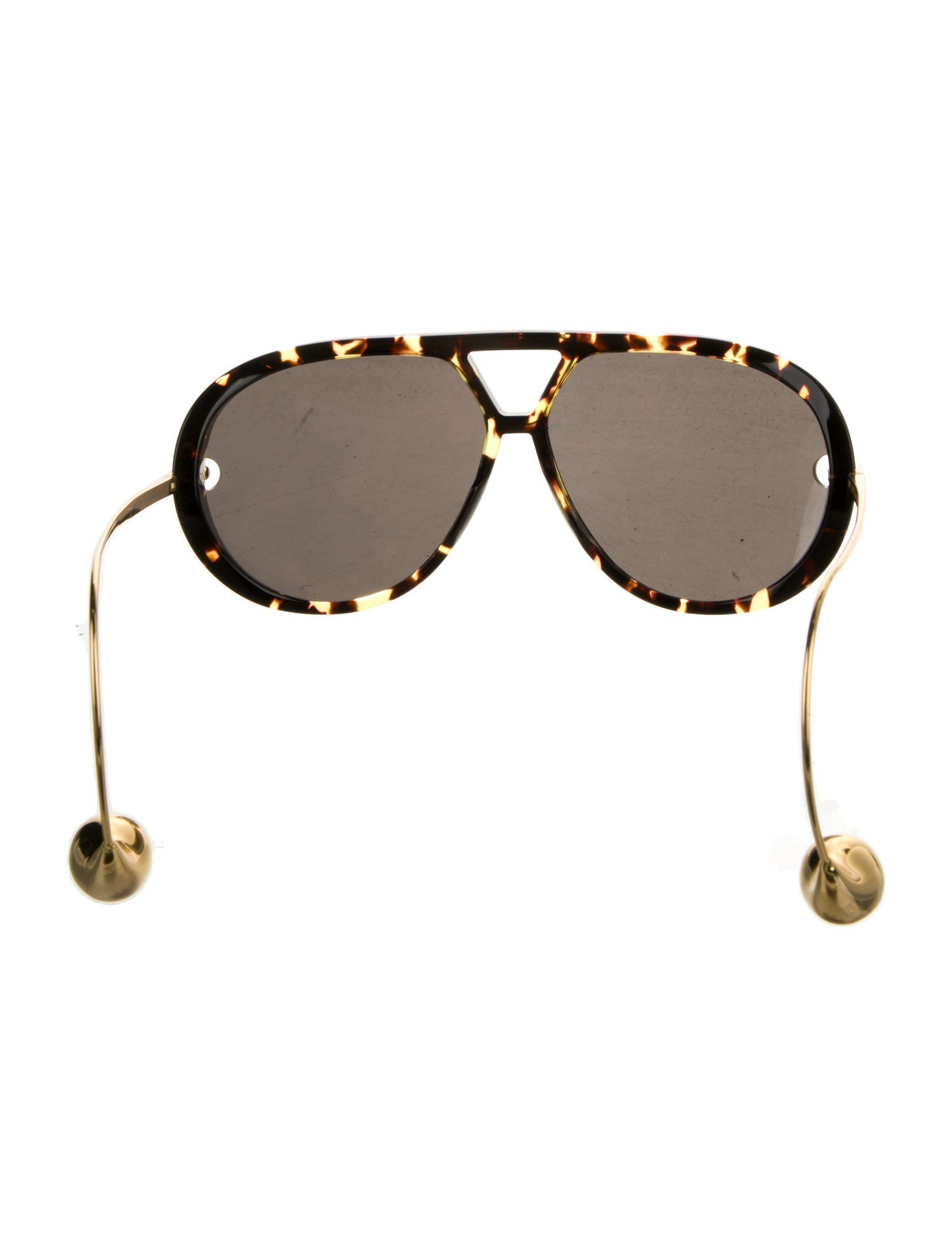 Bottega Veneta Aviator Mirrored Sunglasses