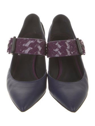 Bottega Veneta Intrecciato Weave Leather Pumps