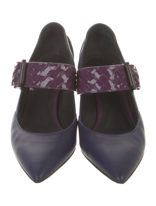 Bottega Veneta Intrecciato Weave Leather Pumps