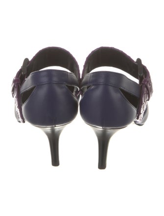 Bottega Veneta Intrecciato Weave Leather Pumps