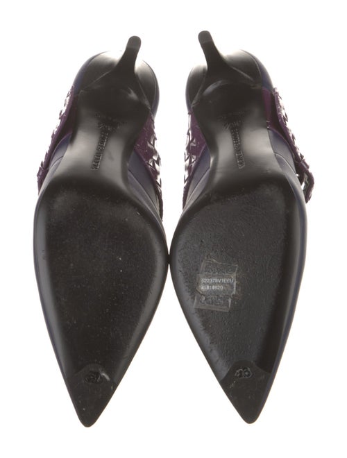 Bottega Veneta Intrecciato Weave Leather Pumps