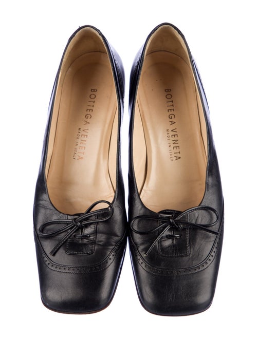 Bottega Veneta Intrecciato Weave Leather Pumps