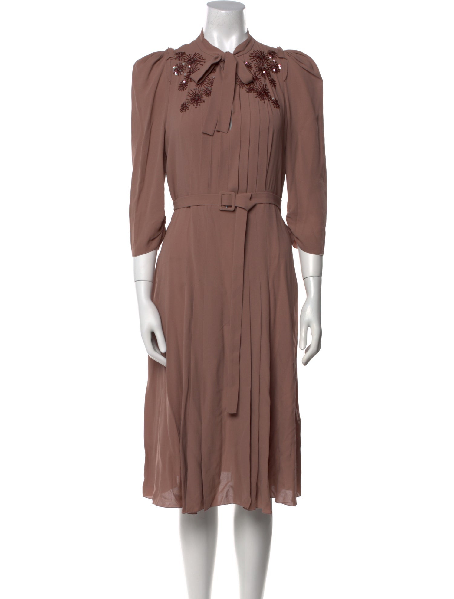 Bottega Veneta Silk Midi Length Dress