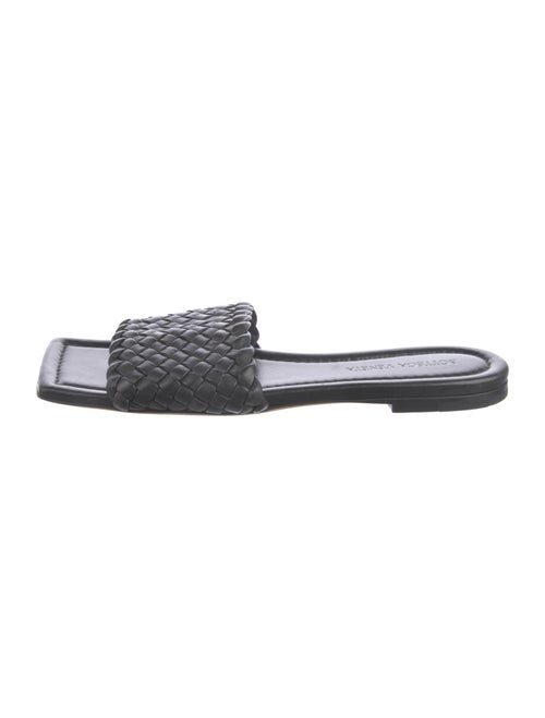 Bottega Veneta Intrecciato Weave Leather Slides
