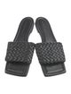 Bottega Veneta Intrecciato Weave Leather Slides