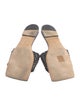 Bottega Veneta Intrecciato Weave Leather Slides