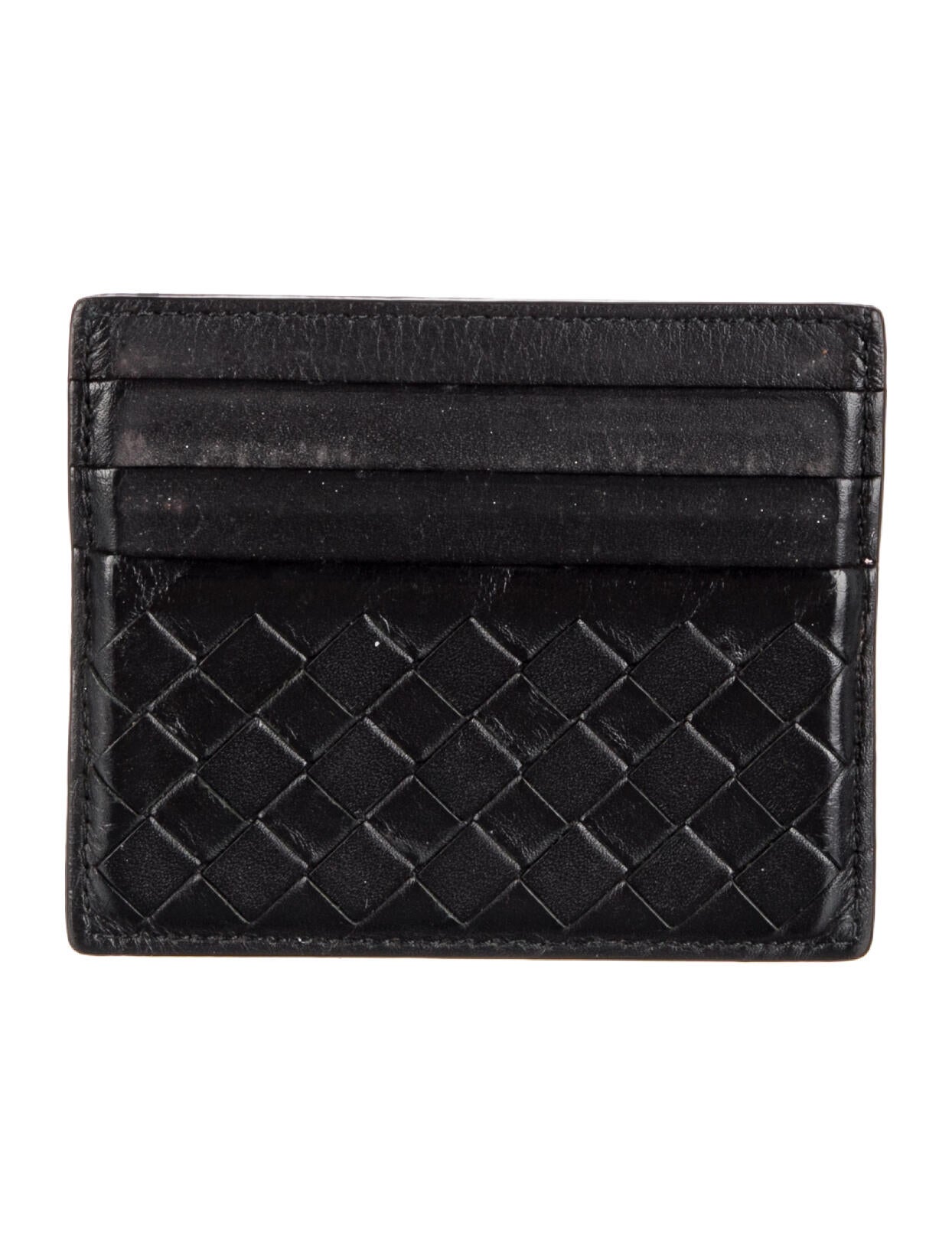 Bottega Veneta Intrecciato Weave Leather Wallet