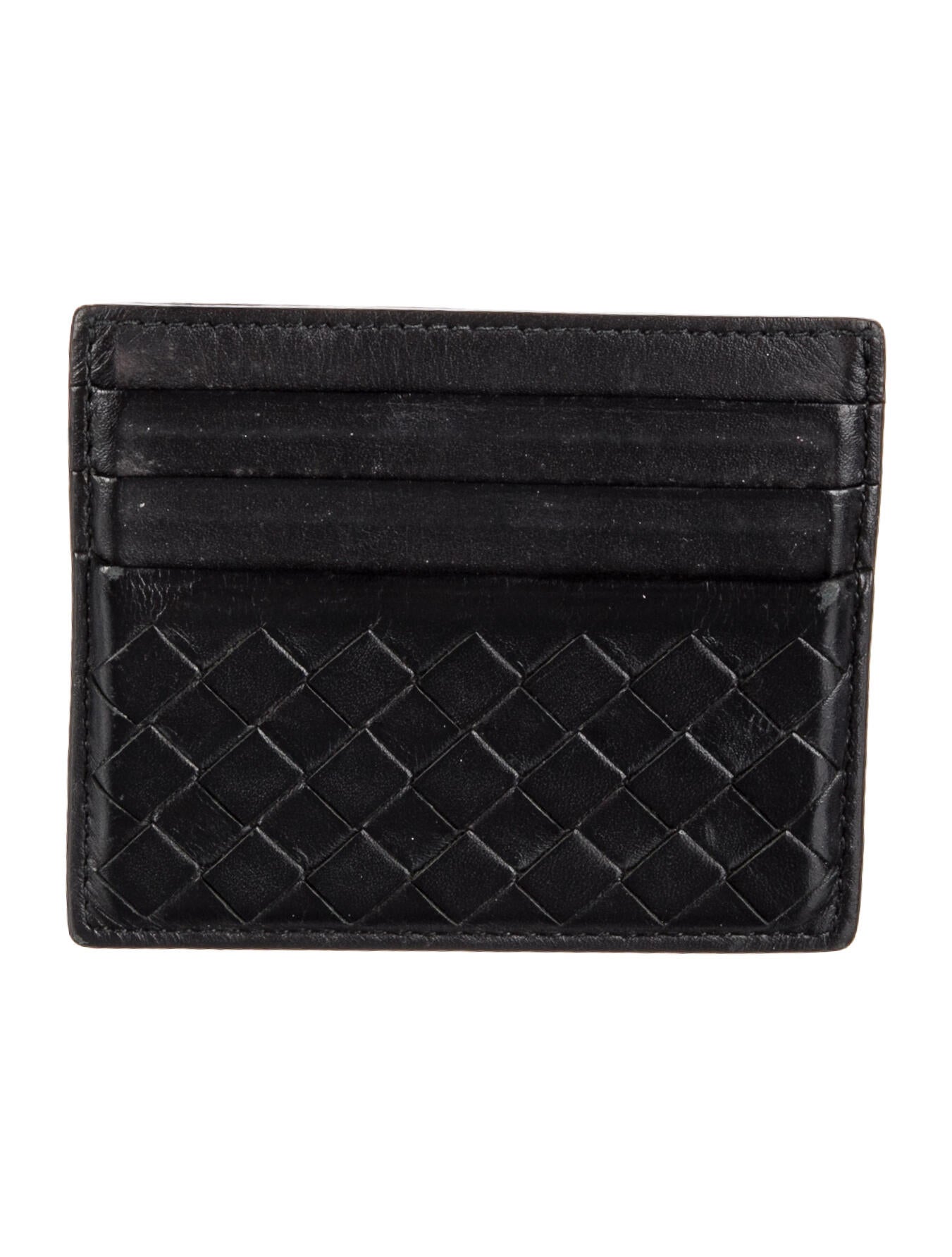 Bottega Veneta Intrecciato Weave Leather Wallet