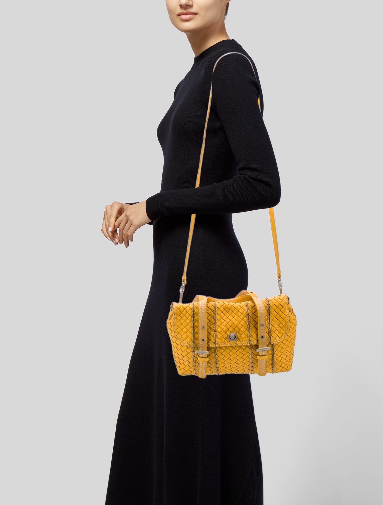 Bottega Veneta Intrecciato Cervo Intrecciato Vivo Bag