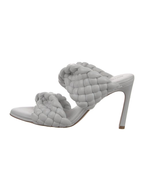 Bottega Veneta Intrecciato Weave Leather Slides