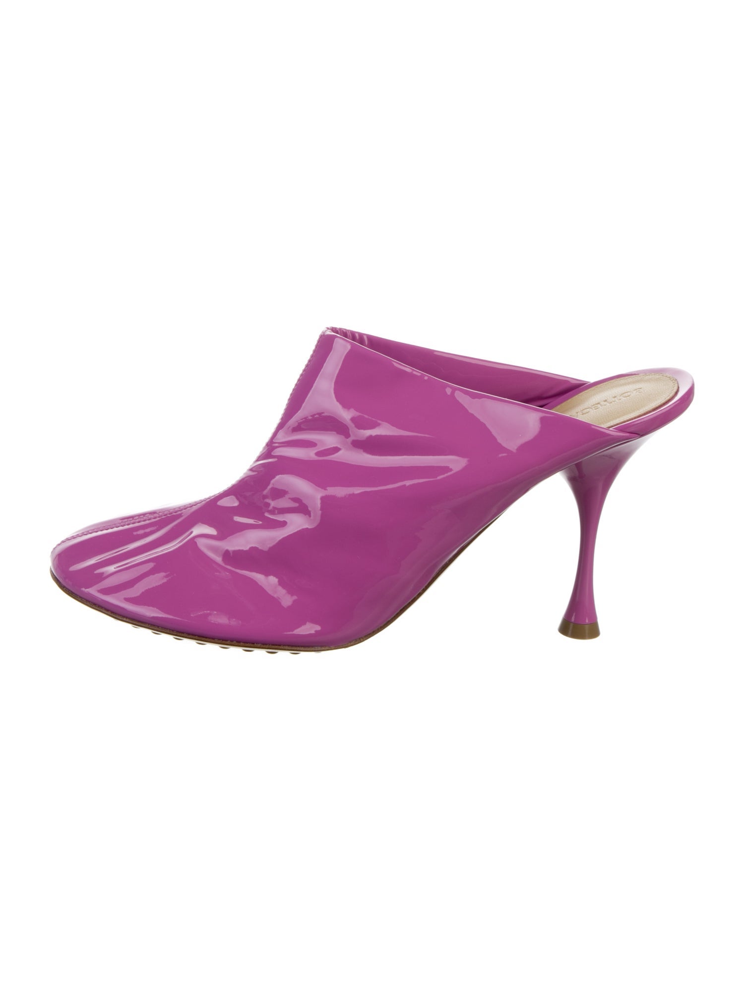 Bottega Veneta Patent Leather Mules