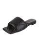 Bottega Veneta Quilted Pattern Leather Slides
