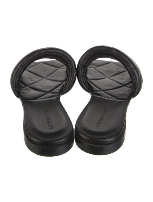 Bottega Veneta Quilted Pattern Leather Slides