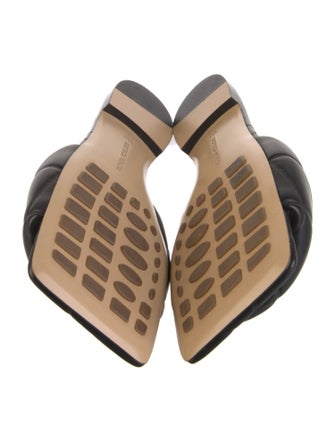 Bottega Veneta Quilted Pattern Leather Slides