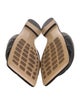 Bottega Veneta Quilted Pattern Leather Slides