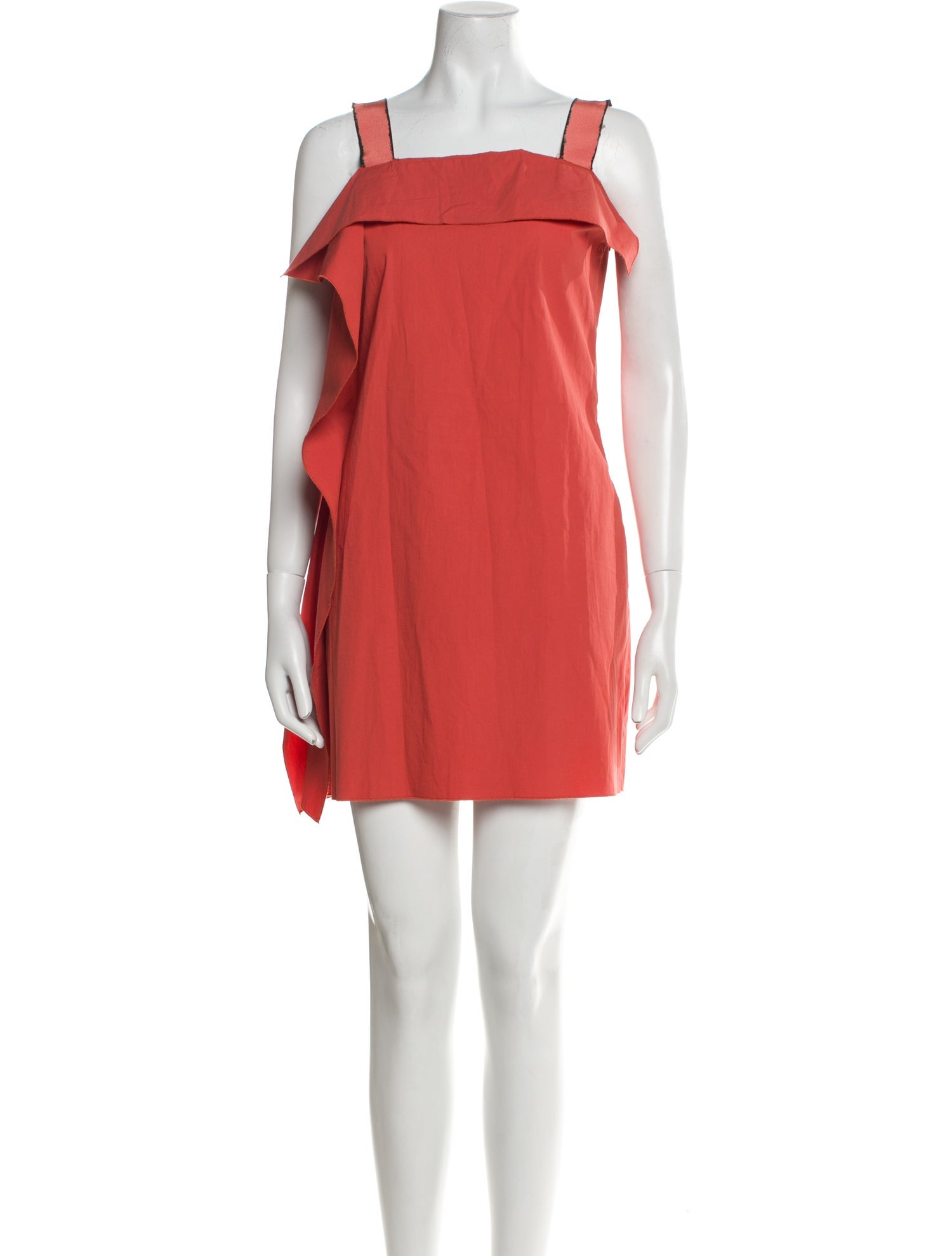 Bottega Veneta Square Neckline Mini Dress