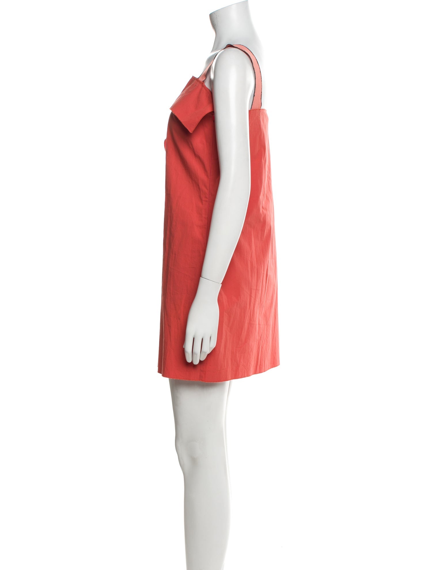 Bottega Veneta Square Neckline Mini Dress