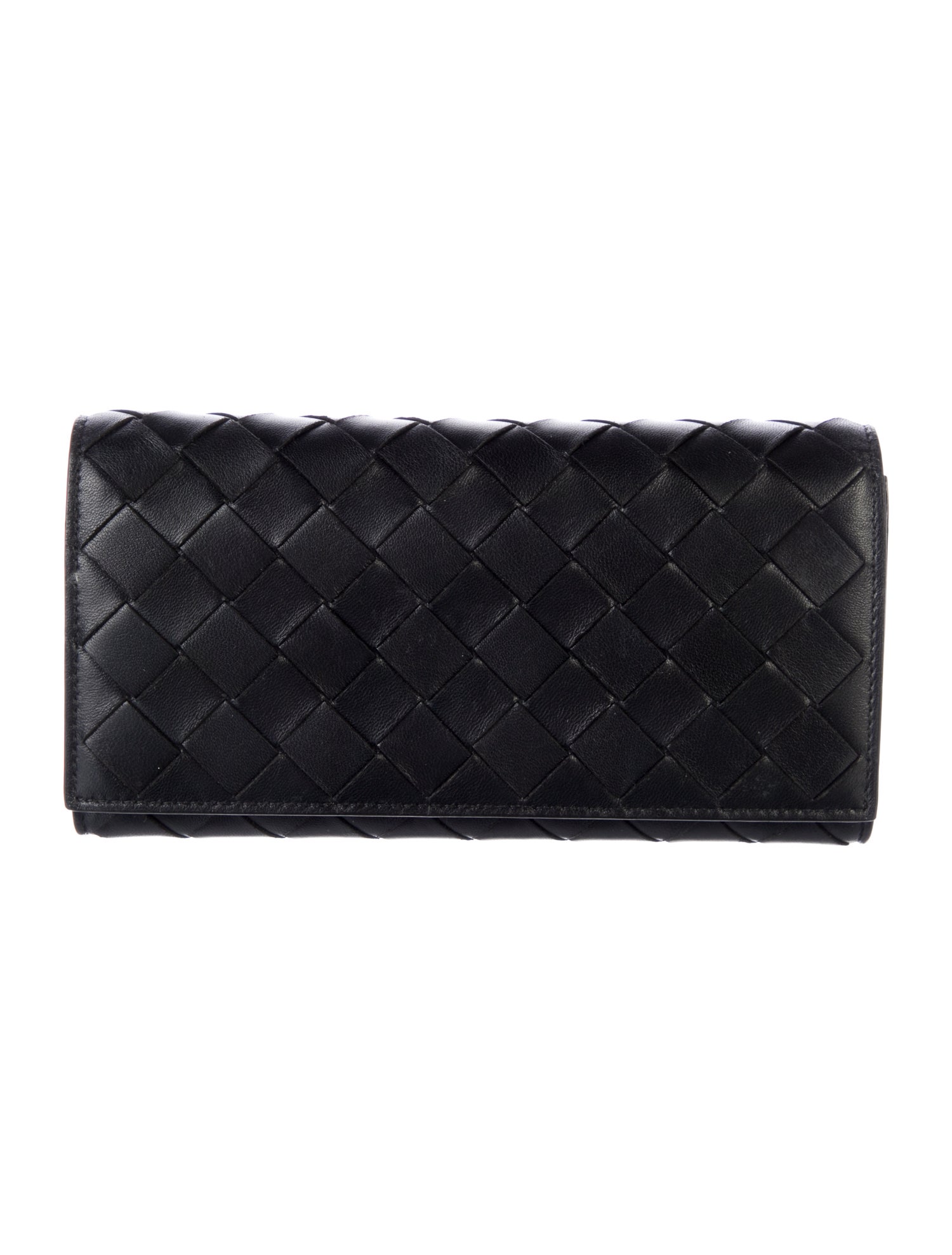 Bottega Veneta Intrecciato Weave Leather Continental Wallet