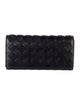 Bottega Veneta Intrecciato Weave Leather Continental Wallet