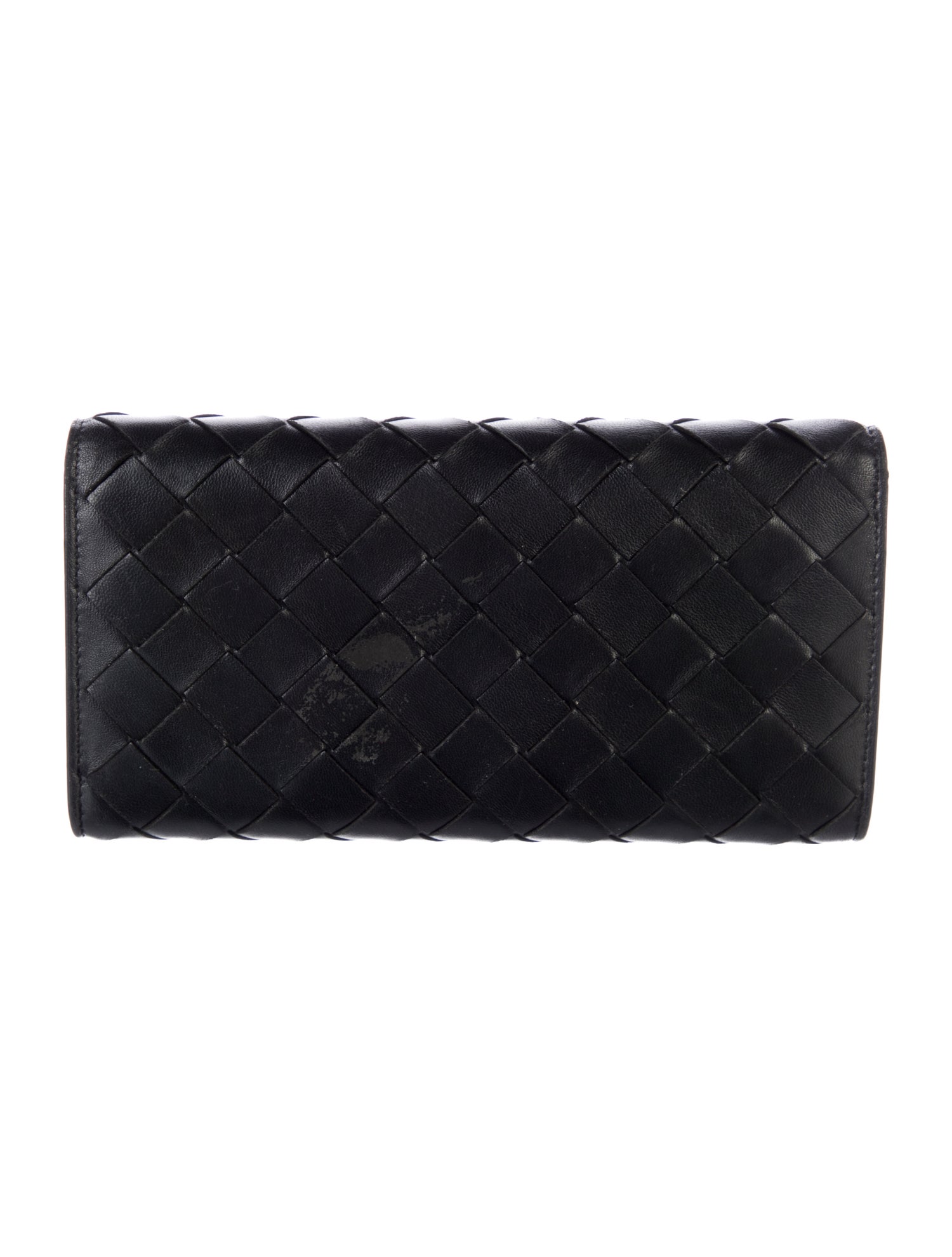 Bottega Veneta Intrecciato Weave Leather Continental Wallet