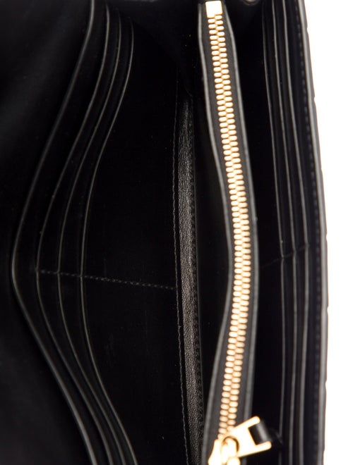 Bottega Veneta Intrecciato Weave Leather Continental Wallet