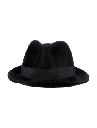 Bottega Veneta Solid Rabbit Fedora Hat