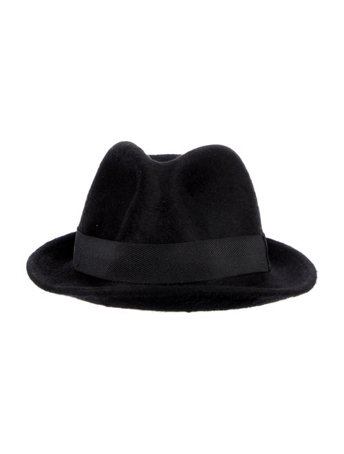 Bottega Veneta Solid Rabbit Fedora Hat