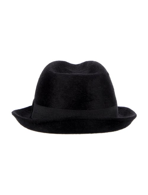 Bottega Veneta Solid Rabbit Fedora Hat