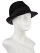 Bottega Veneta Solid Rabbit Fedora Hat