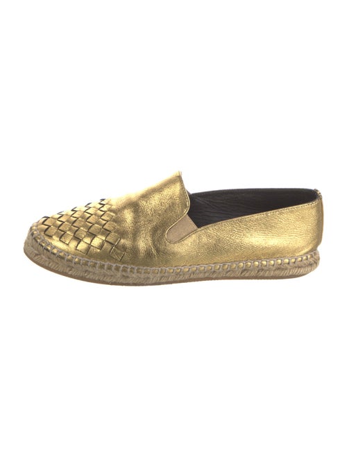 Bottega Veneta Intrecciato Weave Leather Espadrilles